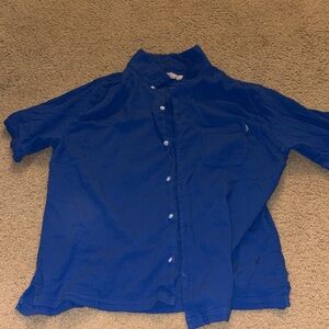 Blue Button-Up Shirt